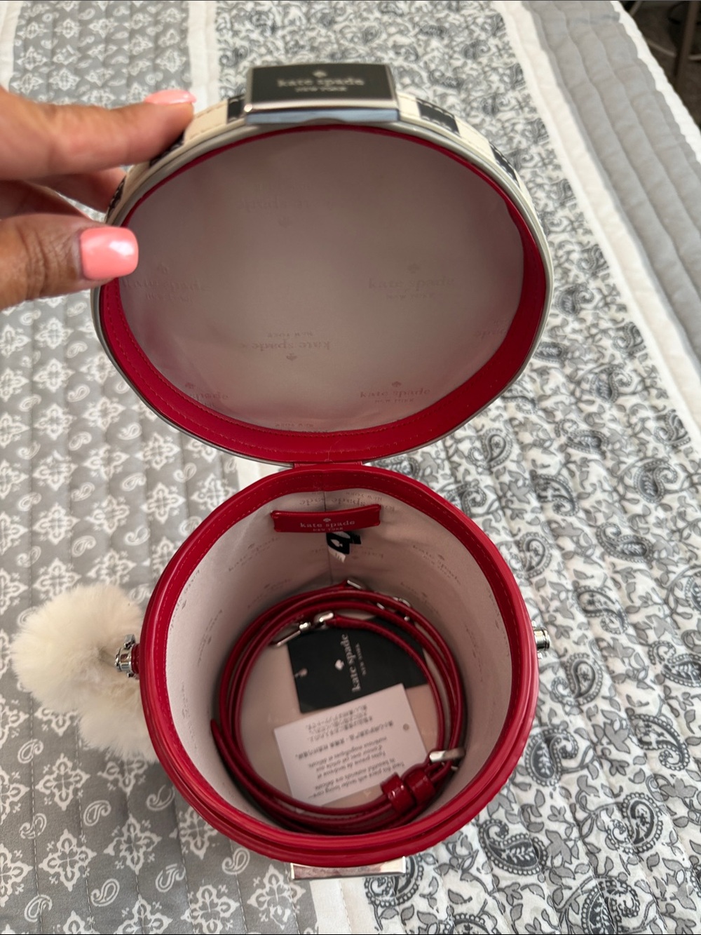 Kate Spade New York "Oh What Fun" 3D Toy Store Drum Crossbody Bag - New - Picture 4 of 12